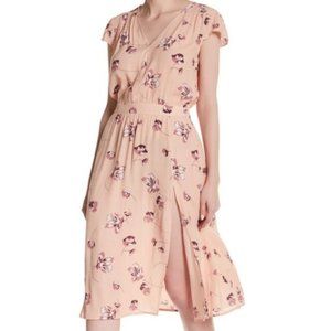 Free Press Floral Midi Dress